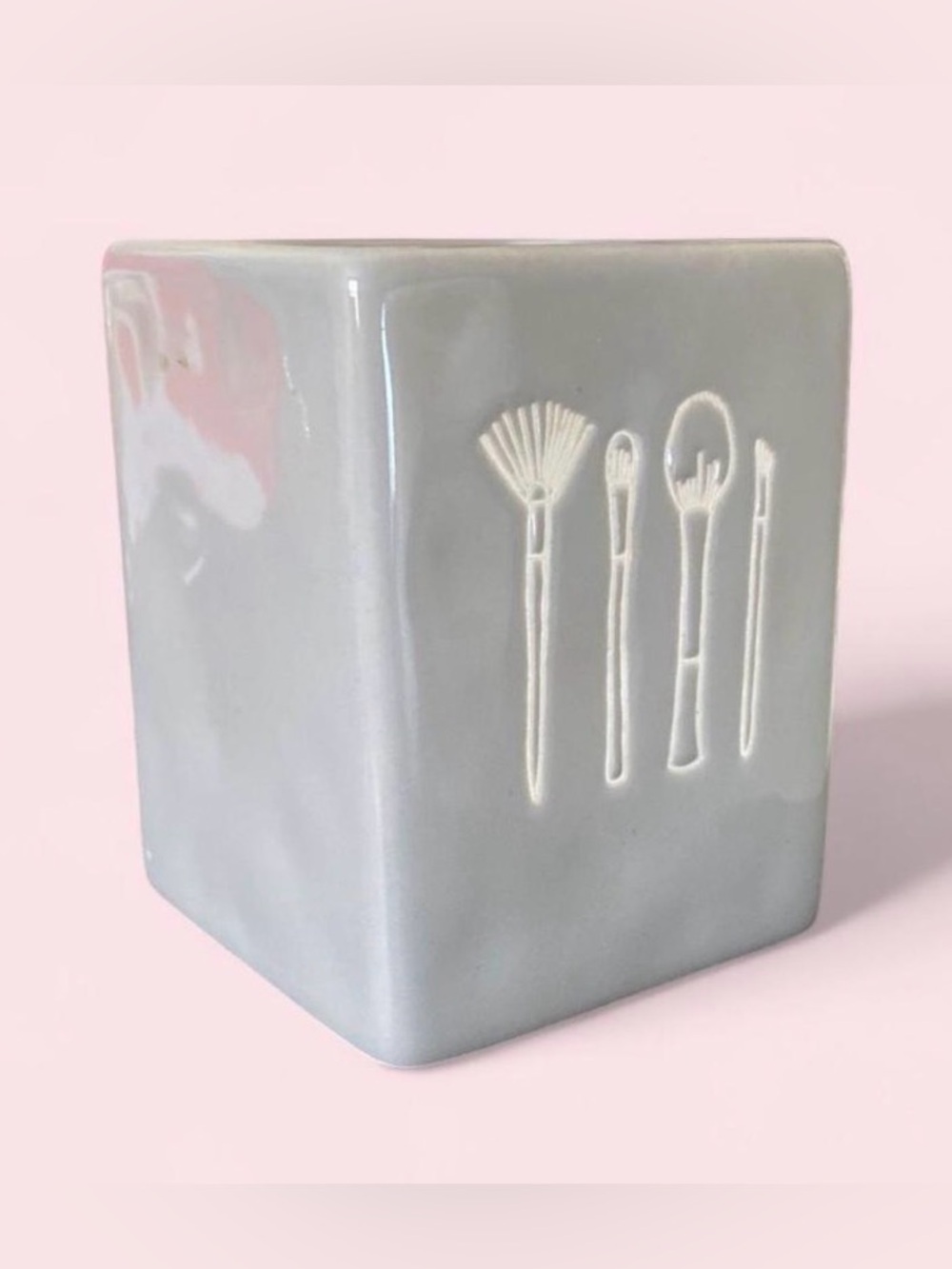 Rae Dunn makeup brush holder